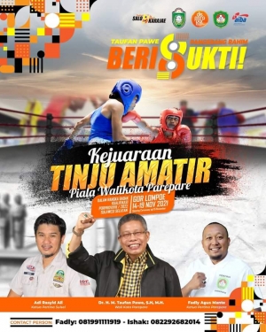 Kejuaraan Tinju Amatir Ramaikan Festival Salo Karajae VIII
