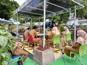 Disporapar Parepare Sulap Halaman Kantor Ala Destinasi Kekinian