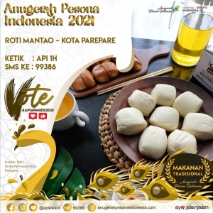 Ayo Dukung Roti Mantao Parepare Jadi Pemenang Juara Kategori Makanan Tradisional Di API Award 2021