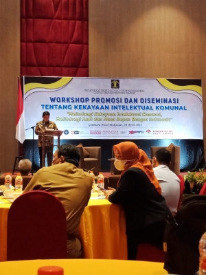 Workshop Promosi dan Diseminasi Tentang Kekayaan Intelektual Komunal (KIK)