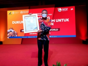 Pasar Rakyat Sumpang Minangae Raih Juara 1 Pasar Aman Berbasis Komunitas ditingkat Nasional