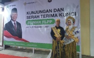 Duta Pariwisata Paulus dan Inna Hadir dalam Penyambutan Menteri PKP, Maruarar Sirait, dalam Simbolis Penyerahan Kunci Rumah Subsidi di Parepare